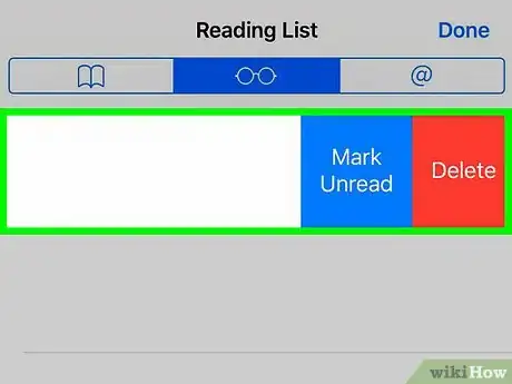 Image titled Remove Items from Safari Reading List in iOS Step 4