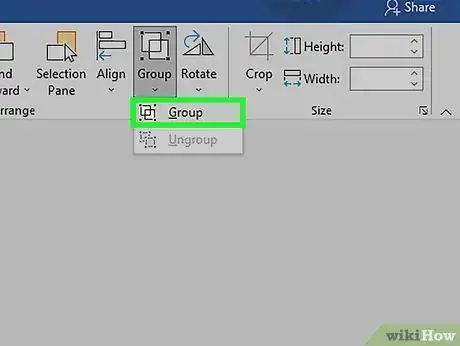 Image titled Group Objects on Microsoft Word Step 6