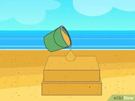 Image titled Build a Big Sandcastle Step 9