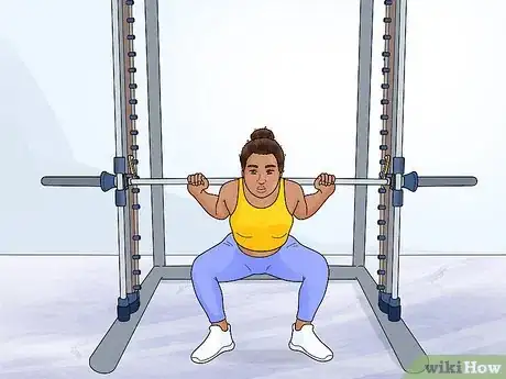 Image titled Do Smith Machine Squats Step 9