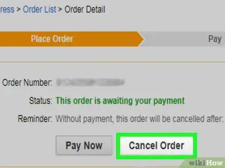 Image titled Cancel an Unpaid Order on Aliexpress Step 3