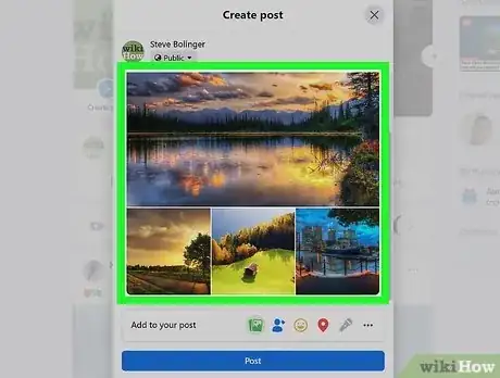 Image titled Post Multiple Photos on Facebook Step 12