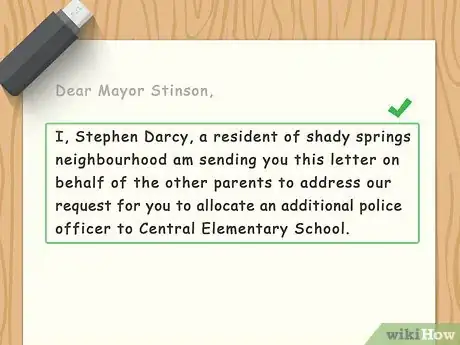 Image titled Write a Letter to the Mayor of Your City Step 6