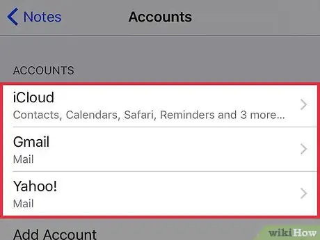 Image titled Add Notes from an Email Account to an iPhone Step 4