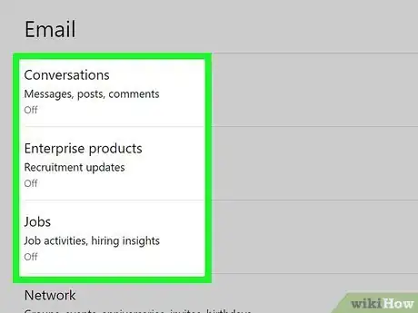 Image titled Stop Getting Emails from LinkedIn Step 12