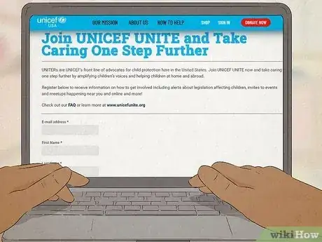 Image titled Volunteer at UNICEF Step 3