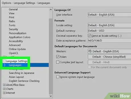 Image titled Change the User Interface Language of LibreOffice Step 11