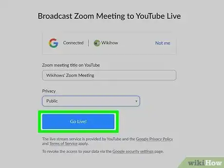 Image titled Live Stream Zoom Step 12