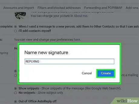 Image titled Add a Signature to a Gmail Account Step 5