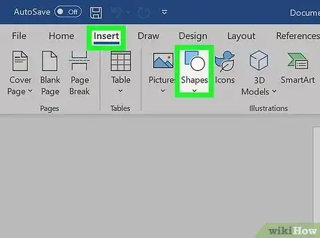 Image titled Create a 3D Object in Microsoft Word Step 1