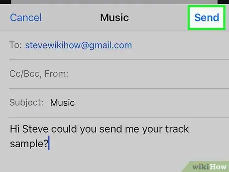 Image titled Send Email on the iPhone Step 6