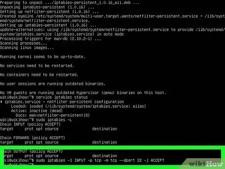Image titled Open Ports in Linux Server Firewall Step 4