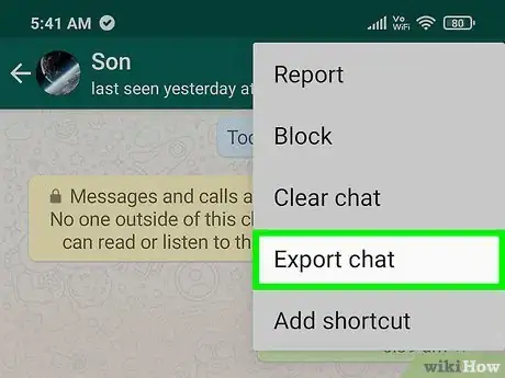 Image titled Copy WhatsApp Messages from Android to iPhone Step 9