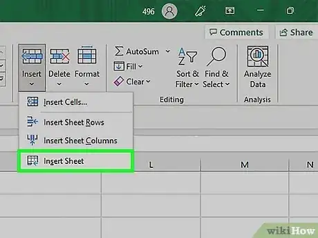 Image titled Add a New Tab in Excel Step 10