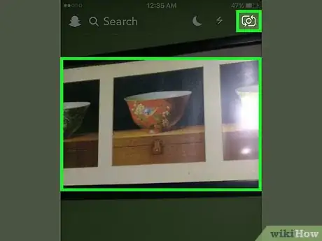 Image titled Change the Camera Direction on Snapchat Step 2