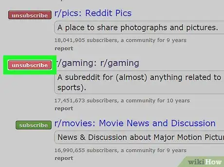Image titled Unsubscribe from a Subreddit on PC or Mac Step 4