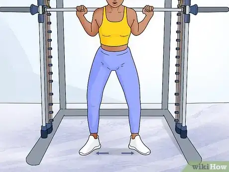 Image titled Do Smith Machine Squats Step 6