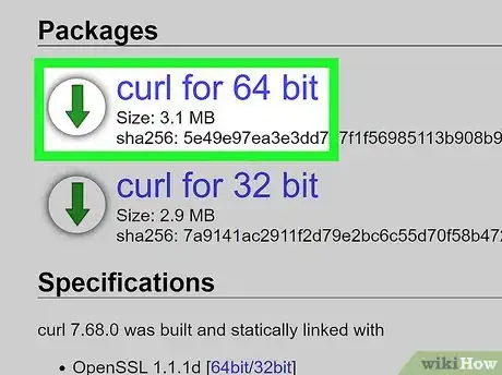 Image titled Install Curl on Windows Step 8