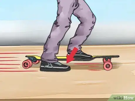 Image titled Stop on a Longboard Step 3