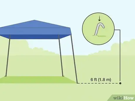 Image titled Tie Down a Canopy Tent Step 1