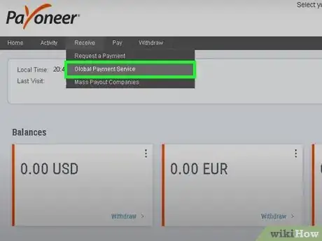 Image titled Receive a Payment in Payoneer Step 3