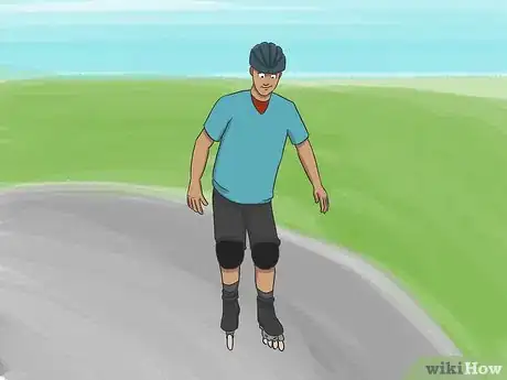 Image titled Do a Crossover on Inline Skates Step 2