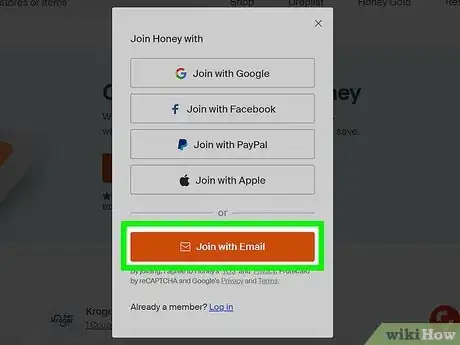 Image titled Sign Up for Honey Step 9