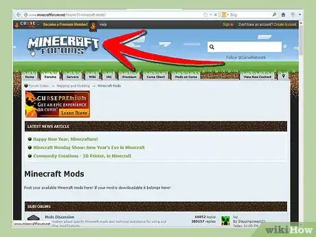 Image titled Find Mods for Minecraft Step 3