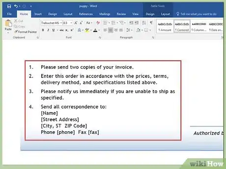 Image titled Write a Purchase Order Step 12