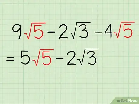 Image titled Add and Subtract Square Roots Step 7