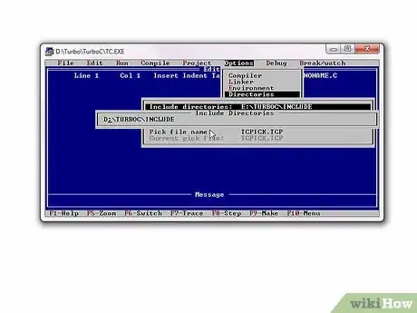 Image titled Start Learning C Programming in Turbo C++ IDE Step 1Bullet12