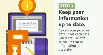 Make a Personal Data Sheet