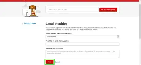 Image titled Yelp Legal inquiries Click Send.png