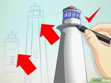 Image titled Draw a Lighthouse Step 7