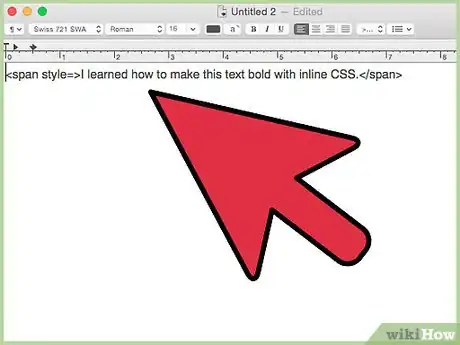 Image titled Create Bold Text With HTML Step 6