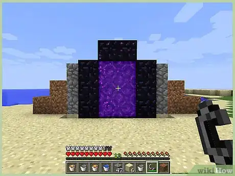 Image titled Make a Nether Portal in Minecraft Step 10