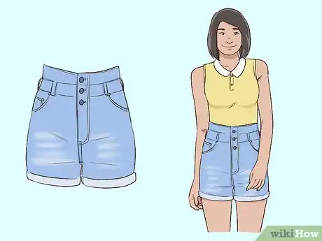 Image titled Wear High Waisted Shorts Step 5