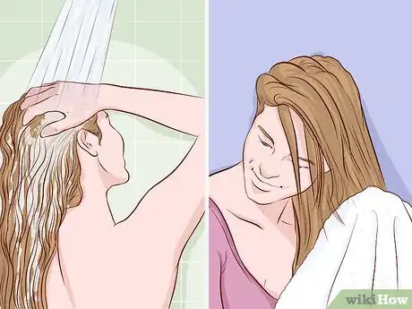 Image titled Keep Your Hair Out of Your Face While You're Sleeping Step 1