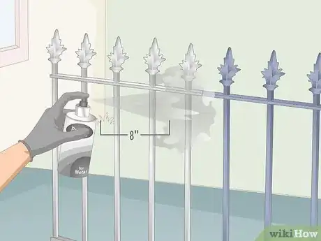 Image titled Prepare a Wrought Iron Fence for Painting Step 9