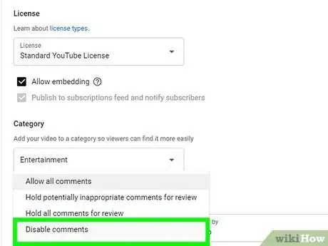 Image titled Disable Comments on Videos on YouTube Step 22