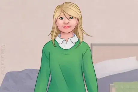 Image titled Young Woman in Sweater and Polo Shirt.png