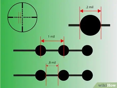 Image titled Calculate Distances With a Mil Dot Rifle Scope Step 3