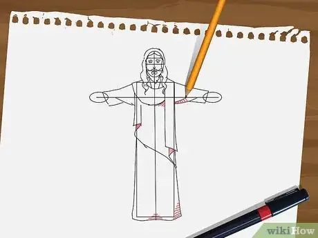 Image titled Draw Jesus Step 8