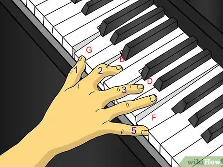 Image titled Learn Many Chords on Piano Using Two Shapes and the Numbers 1 to 5 Step 18