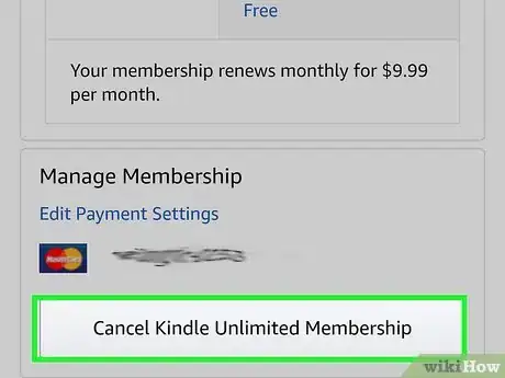 Image titled Cancel a Kindle Unlimited Subscription Step 7