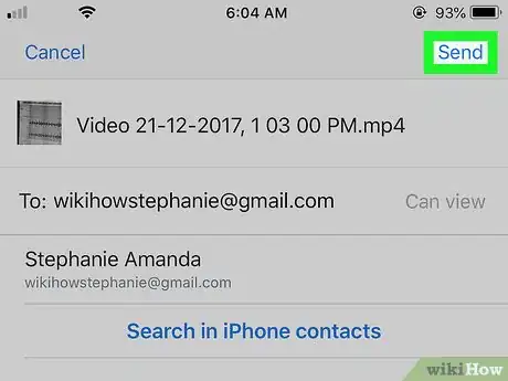 Image titled Send a Long Video from iPhone Step 6