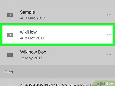 Image titled Download a Google Drive Folder on iPhone or iPad Step 2