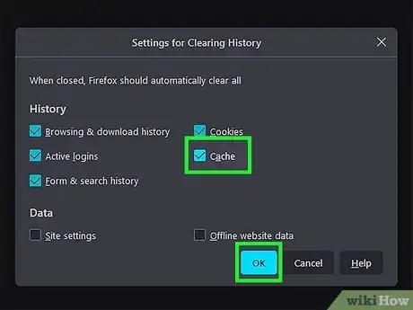 Image titled Clear the Cache in Firefox Step 14