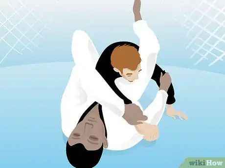 Image titled Apply a Triangle Choke from Open Guard in Mixed Martial Arts Step 4