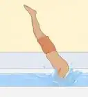 Do a Swan Dive From the Side of a Swimming Pool